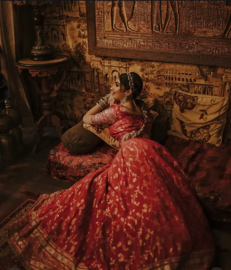 North indian bridal look by top freelance makeup artist kerala